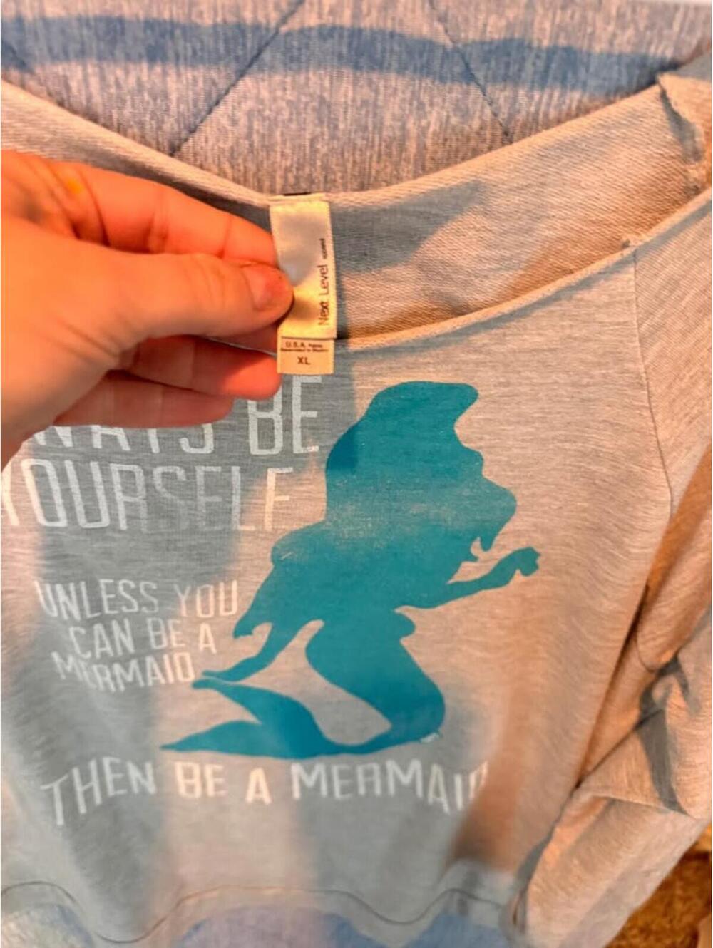 Mermaid Graphic Sweatshirt XL